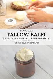 How To Make Tallow Balm Recipe Skin Drinks The Balm Mask For Dry Skin