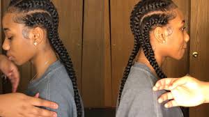 Goddess Braids Under Braids Tutorial On Natural Short Hair Youtube Under Braids Goddess Braids French Braids Tutorial