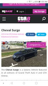 Cheval surge spawn location gtaforums does not endorse or allow any kind of gta online modding, mod menus, tools or account selling/hacking. Need Help Finding Car But I Cant Find Its A Declasse Surge Also I Dont Want Online Locations I Want Story Mode Locations Grandtheftautov