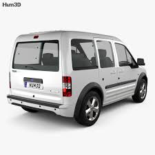 Ford Tourneo Connect Lwb 2012 3d Model Ford Van Ford 3d Model