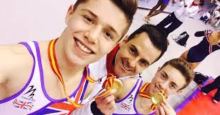 City of Birmingham gymnasts celebrate gold medal-winning performance