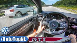 2018 Vw Golf 7 Gti Manual Pov Test Drive W Polo Gti On Road Autobahn By Autotopnl Youtube