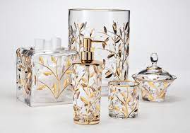 Shop bathroom accessories with thebathoutlet. Crystal Vine Gold Labrazel Luxury Bath Accessories Bronze Bathroom Accessories Gold Bathroom Accessories Bathroom Decor Luxury