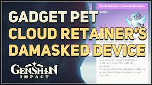 Cloud Retainer's Damasked Device Genshin Impact - YouTube