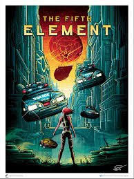These glasses have the flute and stem but are missing the stand. The Fifth Element Art Print