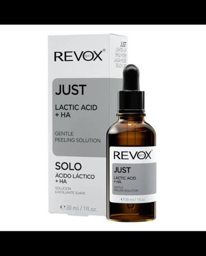 REVOX B77 JUST LACTIC ACID +HA GENTLE PEELING SOLUTION , 30 ML