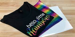 How To Apply Glitter Holographic Htv To Modal Htv Modal Fabric Silhouette Tutorials