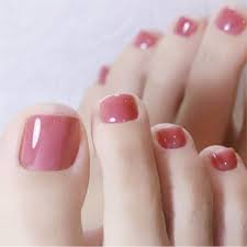 You don't have to get them where they are too long but just so that they look natural. Gortin Glossy Fakes Toe Nails Press On Nails Pink Acrylic Toenails Square Short False Toenails Artificial Nails For Buy Online In Aruba At Aruba Desertcart Com Productid 215160510