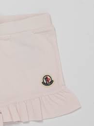 Completo neonata Moncler in misto cotone con logo 9518m000148790n Rosa |  Caposerio.com