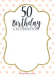 50th Birthday Party Flyer Templates Free 50th Birthday Invitations Online Drevio Printable Birthday Invitations Birthday Party Invitation Templates Birthday Invitations