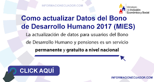 Registro social bono desarrollo humano inscripciones ministerio inclusion economica informacion herramienta programas 2021 Actualizar Datos Del Bono De Desarrollo Humano 2021 Mies