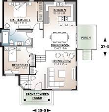 Plan 21295dr One Story House Plan With Sunken Living Room Living Room Floor Plans House Plans Sunken Living Room