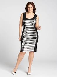 Frank Lyman Asymmetric Neck Wavy Striped Dress Ropa Moda Vestidos
