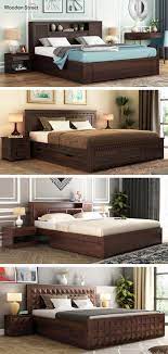 Do you find that you have plenty of space japanese design wooden bed with stylish veneer in light brown / beech colour incl. Bed With Storage Wooden Bed Design Bed Design Modern Bed Furniture Design