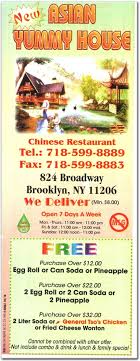 Asian Yummy House Restaurant In Brooklyn Official Menus Photos