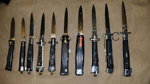 Vintage French Auto Knives Private Collection Butterfly Knife Switchblade Knife Stiletto Knife