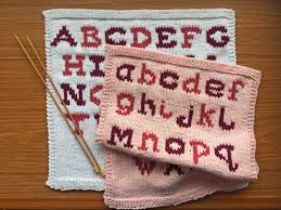 Knitted Alphabet Sleakeknits