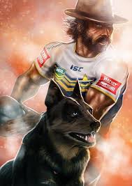 Grange Wallis Made He Does Awesome Nrl Works Of Art Nrl Rugby League Rugby Logo