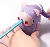Foska Rabbit Design School Plastic Table Pencil Sharpener for Children