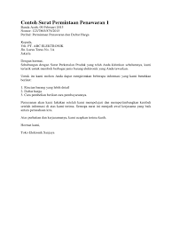 Surat penawaran seperti ini biasanya disertai dengan proposal lengkap yang membuat rincian kerjasama. Contoh Surat Permintaan Penawaran 1 2 Docx