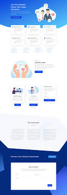 Useful tips to remember when designing your insurance agent website. Insurance Agency Website Design Concept