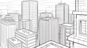 Birds Eye View Cityscape Drawing Here Is The Artwork From My Latest Video Tutorial Nbsp How To Draw A City In A 2 Point Perspective Usin Perspective Drawing Point Perspective Perspective Art