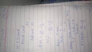 In 26 red cards we have 13 cards of heart suit and 13 of diamond suit. A Card Is Drawn From A Deck Of 52 Cards A Find The Probability Of Drawing A Black Card Bij Find The Probability Of Drawing A Red Card Find The Probability
