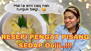 Cara membuat pisang goreng sederhana ini hanya menggunakan tepung terigu dan telur sebagai bahan adonan pisang goreng. Resepi Pengat Pisang Serawa Pisang Resepi Sedap Tekak Amiraamiraaz Youtube