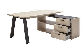 Disponible en plusieurs modèles, le bureau d'angle entreprise est également décliné en différents formats, matériaux, styles et coloris. Bureau D Angle Davinci Chene Elegance Sb Meubles Discount