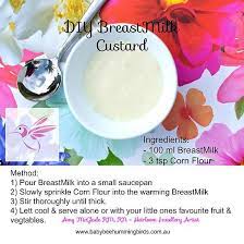 Breastmilk Jewellery Created In Australia Homemade Baby Foods Milk Recipes Custard Ingredients