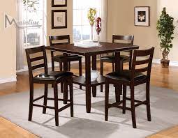 A counter height table set is great, especially in the kitchen. Java Table 4 Chairs 25010 Mainline Inc Counter Height Dining Sets Bar Height Dining Table Counter Height Dining Sets Dining Table In Kitchen