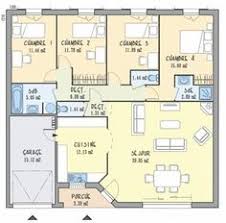 Laurine 120 De Les Maisons De Manon 5 Pieces 120 M Plan Maison Plan De Maison Villa Plan Maison 120m2