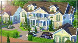 Luxury Base Game Mansion The Sims 4 Speed Build No Cc Sims House Sims 4 House Design Sims Building