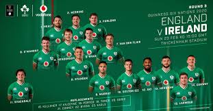 Le rugby a 7 3 les caracteristiques faible densite sur le grand terrain cela induit des situations claires jeu rapide et rythme. Irish Rugby On Twitter Teamofus Here S The Ireland Team To Play England In Sunday In Twickenham In The Guinnesssixnations Engvire Shouldertoshoulder Https T Co 3kjxm1ue6m