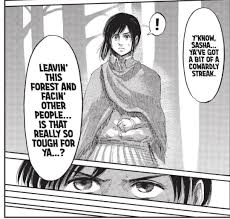 • 1,5 млн просмотров 1 неделю назад. Hello What Is Your Opinion About Sasha Aot Do U Think She Has An Arc I Think The Way She Was Killed Was Random I Almost Cry Though I Love Your Posts