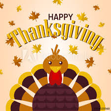 This is what happens when a turkey forgets that it's thanksgiving. Happy Thanksgiving Day Card With Cute Cartoon Turkey Character Stock Vector Adobe Stock