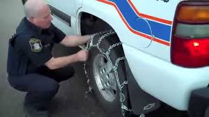 how to put on snow cables tire chain cross reference chart