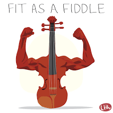 This expression may originally have applied to a violin player, or fiddler, rather than to a violin, or fiddle. Fit As A Fiddle English Quiz Quizizz