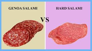 Salami milano is chopped somewhat finer than salami genoa. Genoa Salami Vs Hard Salami Thosefoods Com