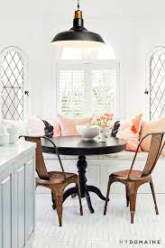 Plenty of breakfast round table to choose from. 20 Stylish Rooms That Prove Blush Is The New Black Dining Room Small Dining Room Decor Home Decor