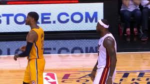 The los angeles clippers and utah jazz are in the first half of game 3 on saturday night in los angeles, and early in the game, paul geroge had a huge dunk. Paul George Blames And Thanks Lebron James On 2013 Playoff Dunk Anniversary