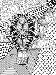 Search through more than 50000 coloring pages. Hand Drawn Artistically Ethnic Ornamental Patterned Air Balloon In Clouds In Doodle Zentangle Tribal Style For Adult Coloring Book Pages Tattoo T Shirt Or Prints Vector Illustration A4 Size Royalty Free Cliparts Vectors