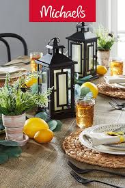 Ivory 4 X 6 Led Pillar Candle By Ashland In 2020 Lemon Table Decor Lantern Tablescape Led Pillar Candle