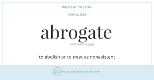 A person who gives a speech at a public event: Word Of The Day Abrogate Merriam Webster