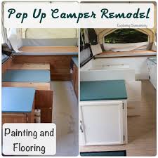 What will this diy guide teach you? Pop Up Camper Remodel Painting And Flooring Exploring Domesticity
