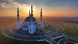 Malaysia, johor, johor bahru, no 20 jalan perjiranan 10/15 bandar dato onn. Masjid Mosque Bandar Dato Onn Johor Bahru Malaysia P4pro Drone Photography