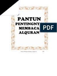 Koleksi pantun dan ucapan salam ramadhan 2021/1442h. Pantun Pentingnya Membaca Alquran Pdf