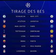 Le real madrid remporte la ligue des champions. Voici Les 8emes De Finale De La Ligue Des Champions 2018 2019