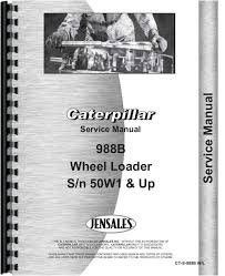 With optimized performance and simplified serviceability, our machines allow you to move more material efficiently and safely at a lower cost per ton. Caterpillar 988b Wheel Loader Service Manual