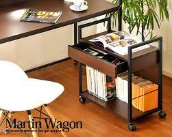 楽天市場 サイドテーブル キャスター 北欧 おしゃれ サイドワゴン デスクワゴン キャビネット オフィス デスク キャスター付き おしゃれ 書類 チェスト シンプル モダン martin side wagon マーティン サイド ワゴン ブラウン ナチュラル インテリア 収納 引き出し